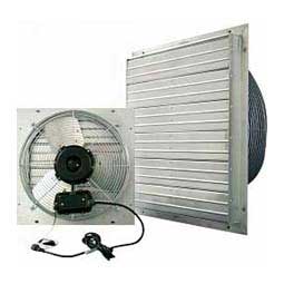 Indoor/Outdoor Shutter Barn Fan  J&D MFG